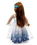 Winter Snow Princess Outfit and Matching Child Crown - Playtime by Eimmie