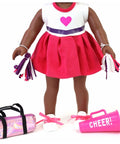 playtime by eimmie cheerleading clothes for 18 inch doll