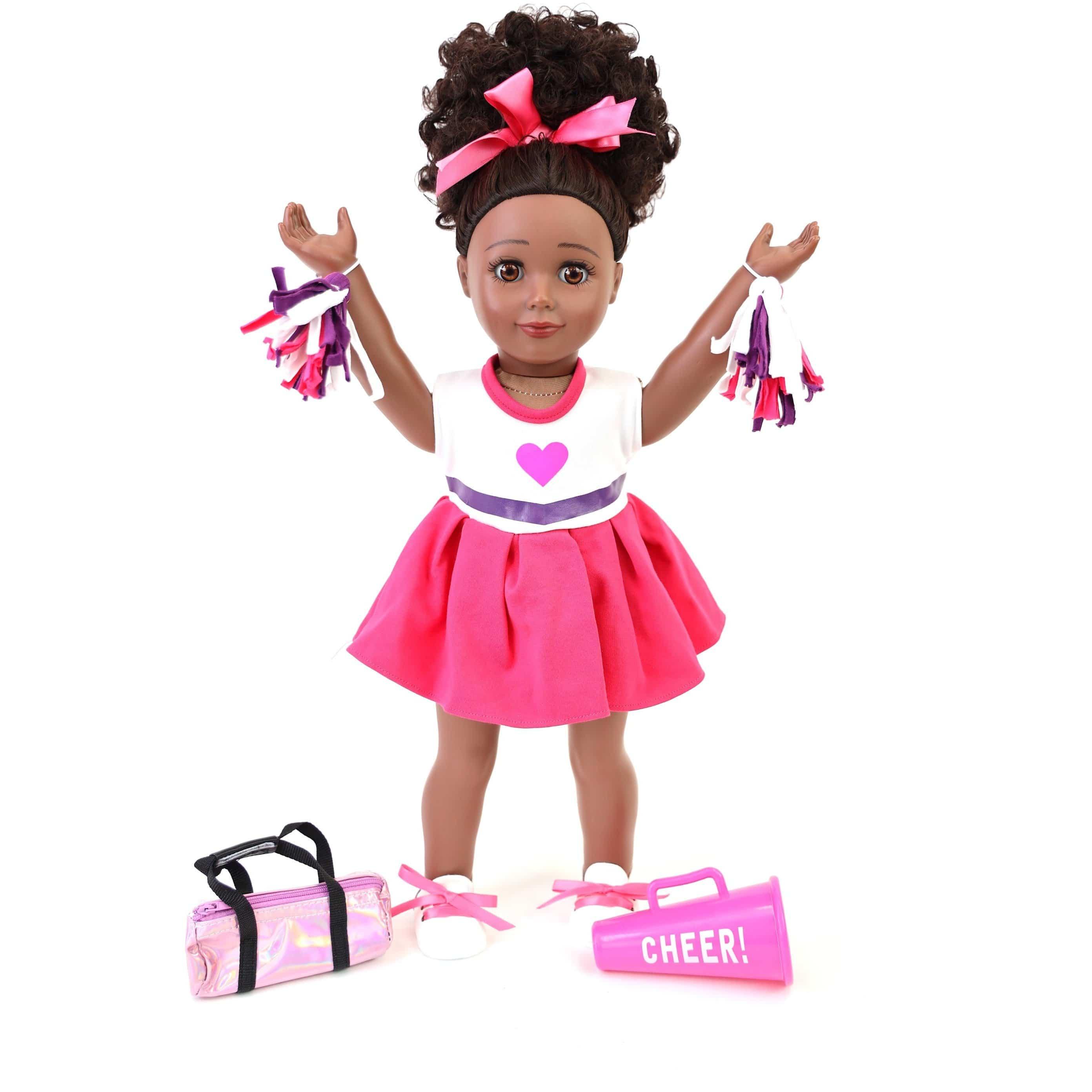 DELUXE Custom Cheerleader Uniform Set for 18 Doll Such as the