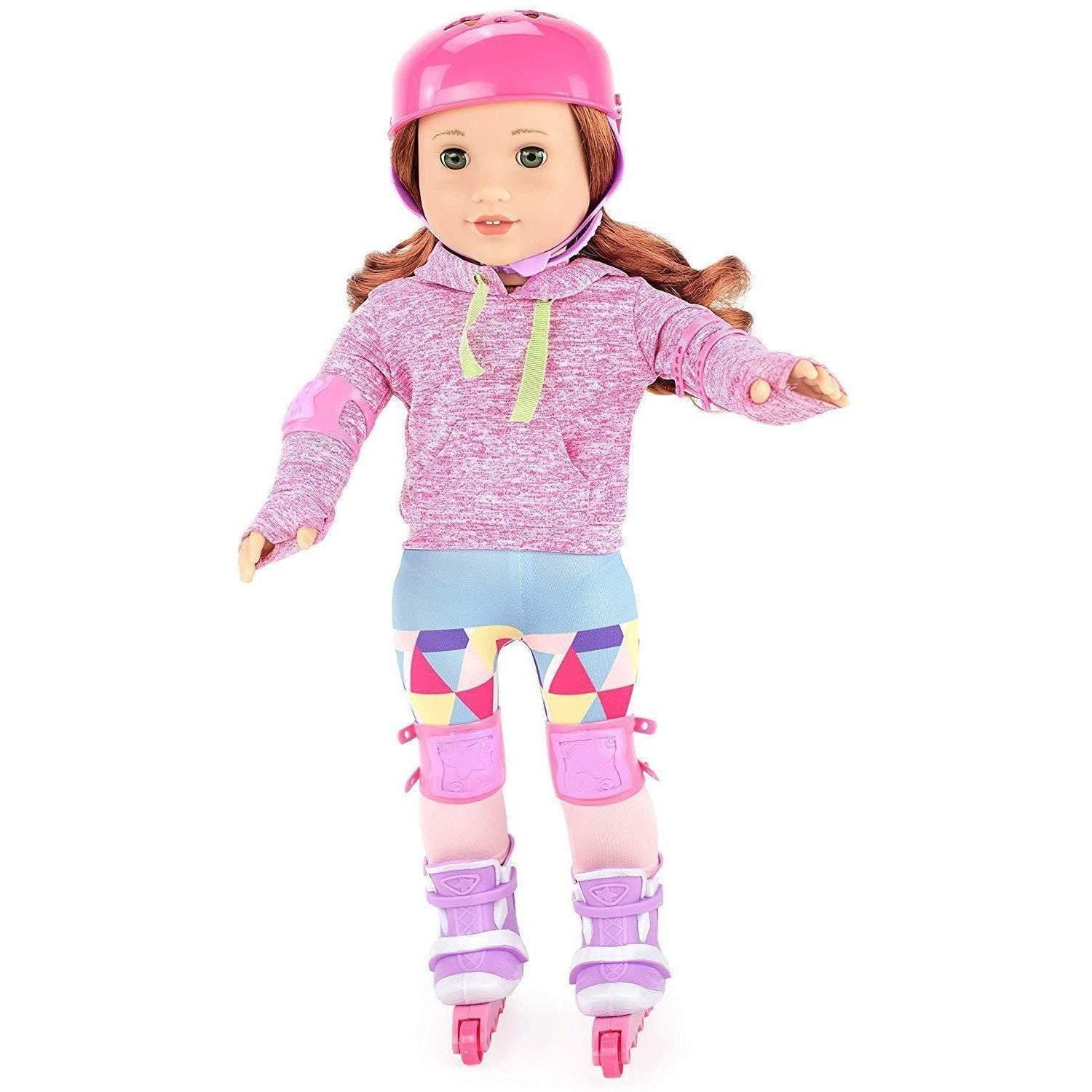 møde efterår maskine Playtime by Eimmie 18 Inch Doll Roller Skate Outfit and Accessories
