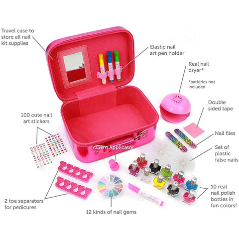 Eimmie Accessories Ultimate Nail Glam Boutique - Girl Nail Polish Set