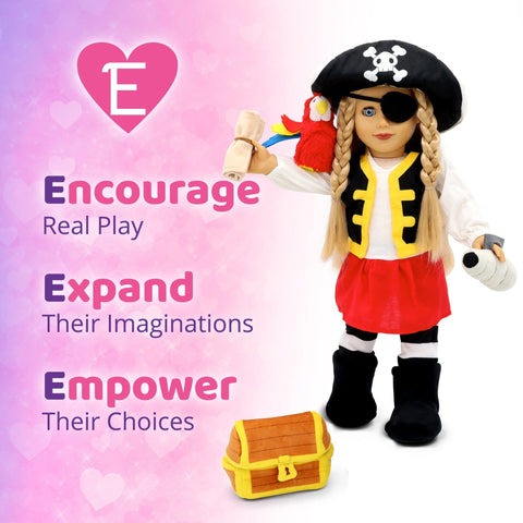 Encourage real play; Expand their imaginations; Empower their choices