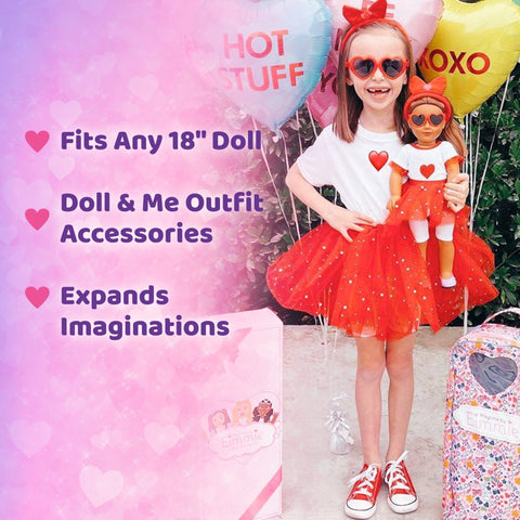 Fits Any 18" Doll Valentines Day Outfit