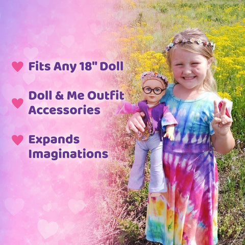 18 inch flower child doll outfit