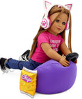 Gamer Girl Doll Outfit and Accessories for 18 Inch Dolls - Playtime by Eimmie