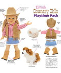 Cowgirl Chic Outfit for 18 Inch Dolls - Playtime by Eimmie