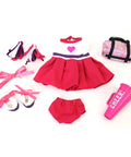fits american doll cheerleader outfit and accessories