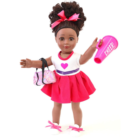 18 Doll 6-Piece Cheerleader Outfit - The Doll Boutique