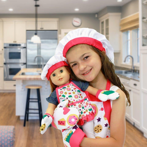 Eimmie 18" Doll Clothing 18 Inch Doll Clothing - Baking Playtime Set