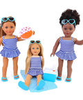 playtime by eimmie doll swimsuit fits american girl dolls