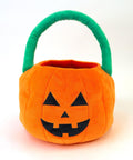 pumpkin trick or treat plush bag