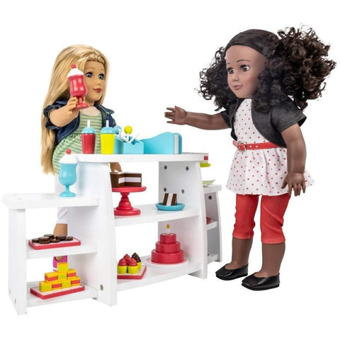 Playtime by Eimmie Hair Salon and Nail Spa Set - Doll Accessories - Hair Salon and Hairstyling Set for 18 inch Doll