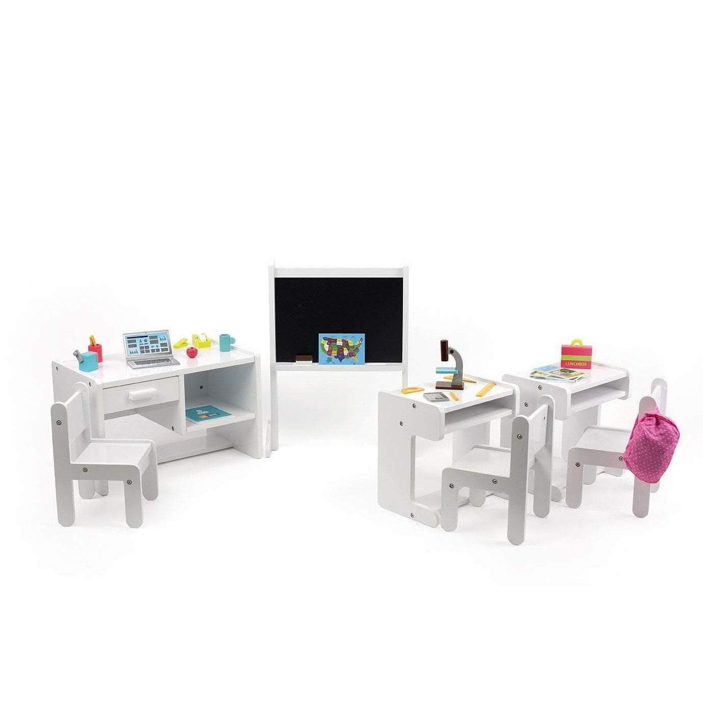 School desk for store dolls