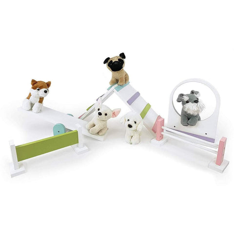 18 Doll Dog Agility Furniture Playset