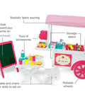 Eimmie Ice Cream Cart with Accessories