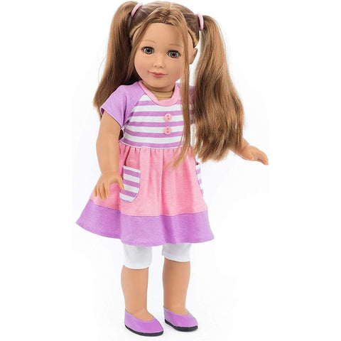 doll with brown hair