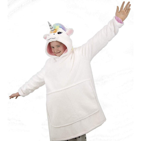 Eimmie Wearables "Poppy" Unicorn Snugible Blanket Sweatshirt