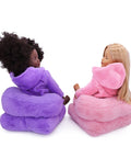 Spa Robes and Plush Chairs for 18 Inch Dolls - Playtime by Eimmie