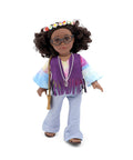 70's themed costume 18 inch doll fits out generation
