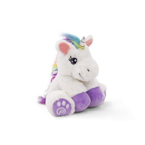 white plush small unicorn stuffed animal